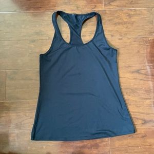 Fabletics basic black workout tank top